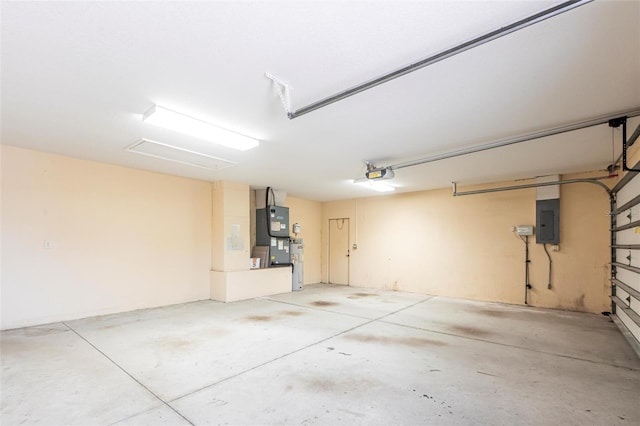 25538 Rampart Blvd, Punta Gorda, FL 33983 - garage featuring a garage door opener and electric panel