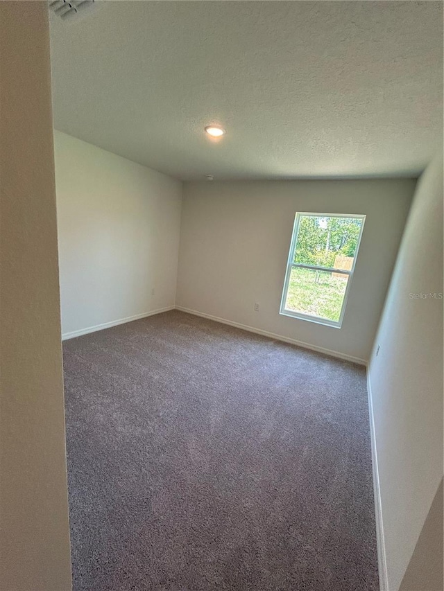 4 Zodiacal Pl, Palm Coast, FL 32164 - empty room with carpet, baseboards, recessed lighting, and a textured ceiling