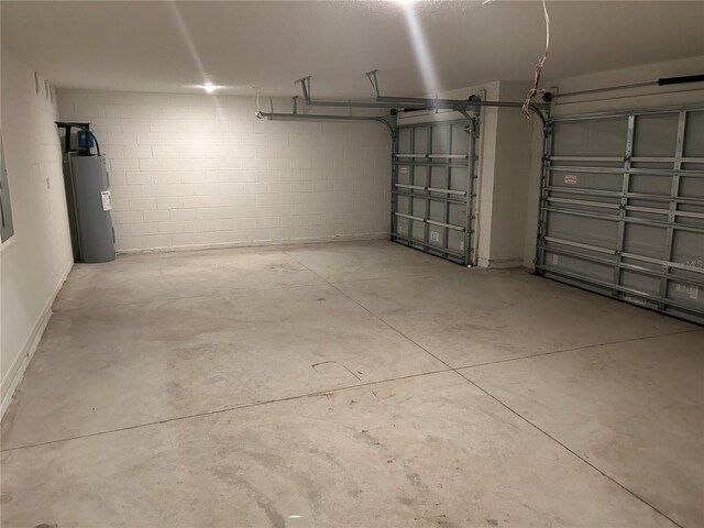 4 Zodiacal Pl, Palm Coast, FL 32164 - garage with electric water heater and concrete block wall