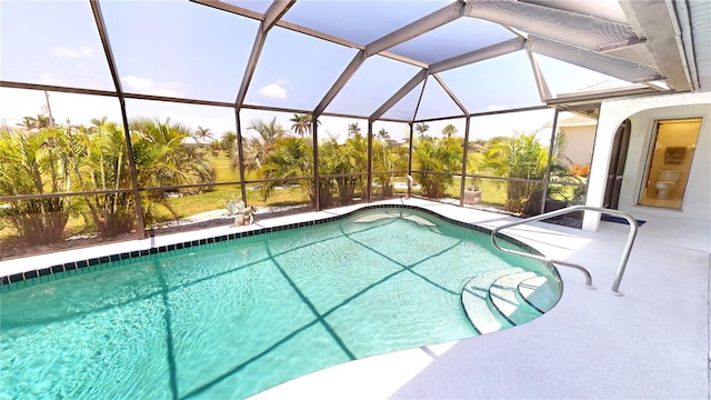 7148 N Blue Sage, Punta Gorda, FL 33955 - outdoor pool with a patio and a lanai