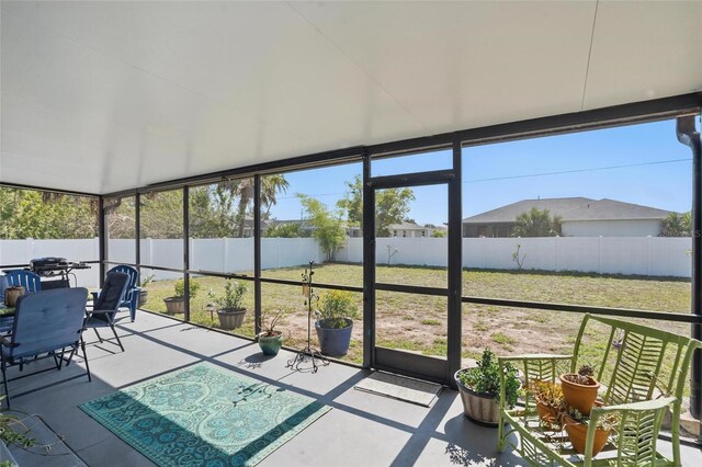 4358 Pates St, Port Charlotte, FL 33948 - sunroom / solarium with healthy amount of natural light and outdoor dining space