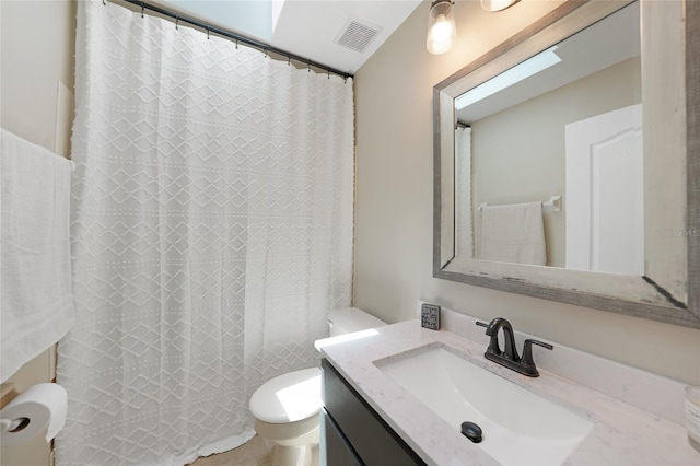 1039 Marlene St, Port Charlotte, FL 33952 - bathroom with toilet, vanity, and curtained shower