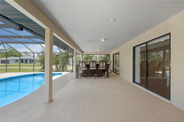 1039 Marlene St, Port Charlotte, FL 33952 - swimming pool featuring a patio and a lanai