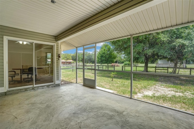 17340 Oak Creek Rd, Alva, FL 33920 - view of unfurnished sunroom