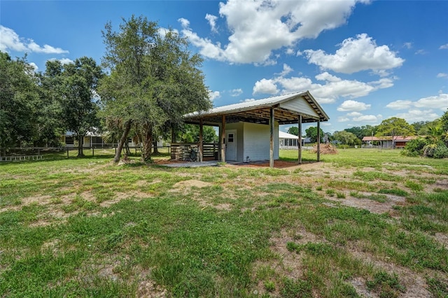 17340 Oak Creek Rd, Alva, FL 33920 - view of yard featuring an exterior structure and an outdoor structure