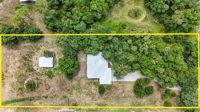 17340 Oak Creek Rd, Alva, FL 33920 - aerial view of property and surrounding area featuring property boundaries highlighted