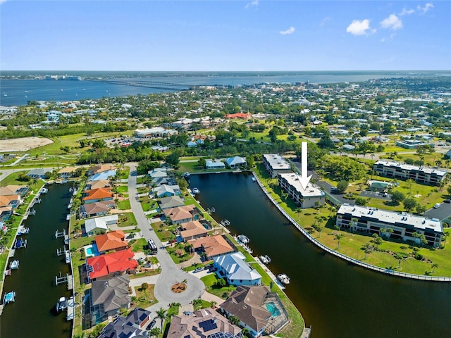 601 Shreve St Unit 21C, Punta Gorda, FL 33950 - aerial view of residential area with a large body of water