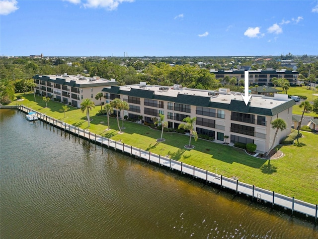 601 Shreve St Unit 21C, Punta Gorda, FL 33950 - drone / aerial view of a nearby body of water and a tree filled landscape