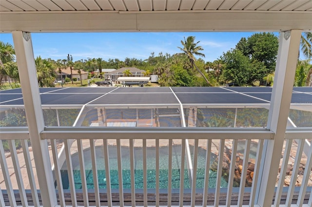 4317 Mccullough St, Port Charlotte, FL 33948 - view of patio / terrace with a balcony