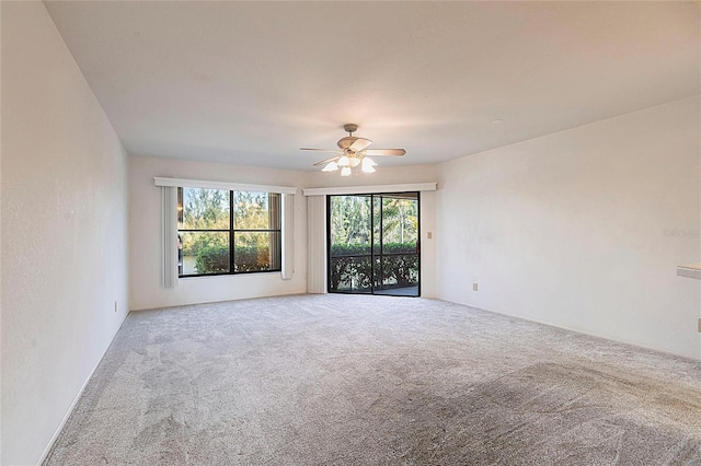 3256 White Ibis Ct Unit 24A, Punta Gorda, FL 33950 - carpeted spare room featuring ceiling fan