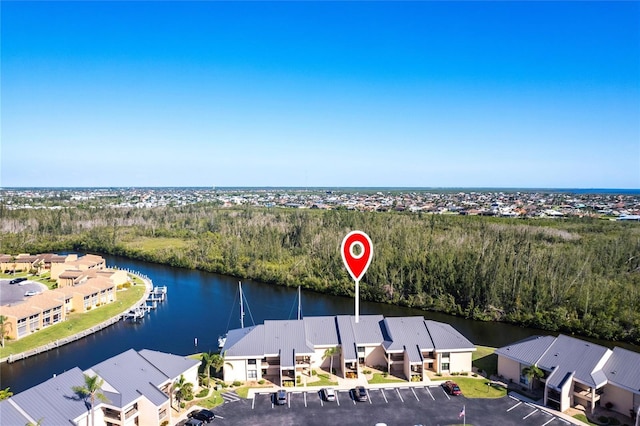 3256 White Ibis Ct Unit 24A, Punta Gorda, FL 33950 - aerial view of residential area with a large body of water