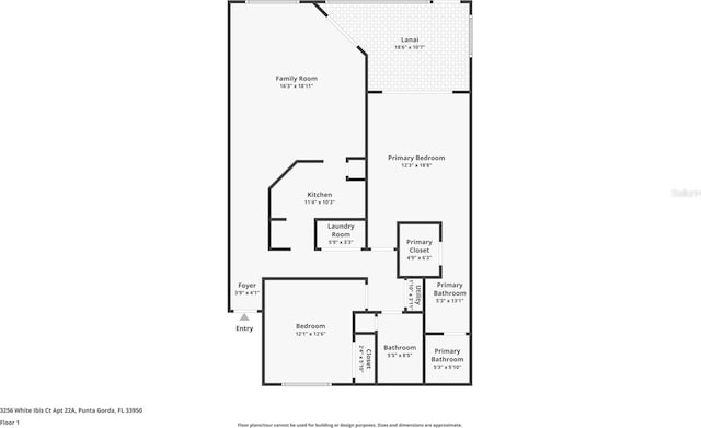 3256 White Ibis Ct Unit 24A, Punta Gorda, FL 33950 - home floor plan