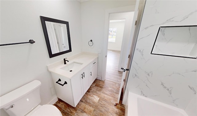 2805 Gussie St, Punta Gorda, FL 33950 - bathroom featuring vanity, toilet, and a shower