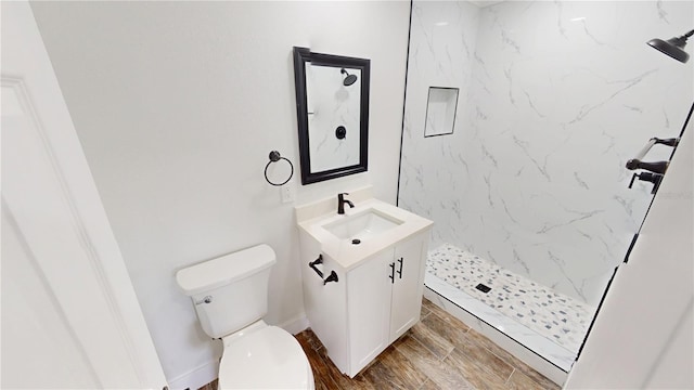 2805 Gussie St, Punta Gorda, FL 33950 - full bath with toilet, vanity, and a marble finish shower