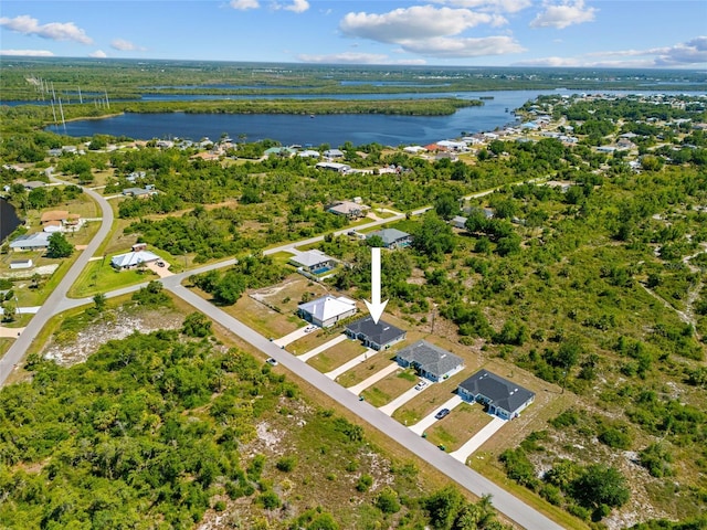 27237 Partin Dr, Punta Gorda, FL 33983 - drone / aerial view of a large body of water