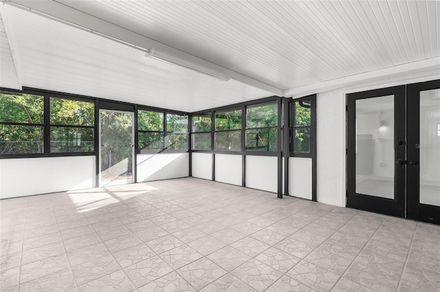 19723 Midway Blvd, Port Charlotte, FL 33948 - unfurnished sunroom featuring french doors and healthy amount of natural light
