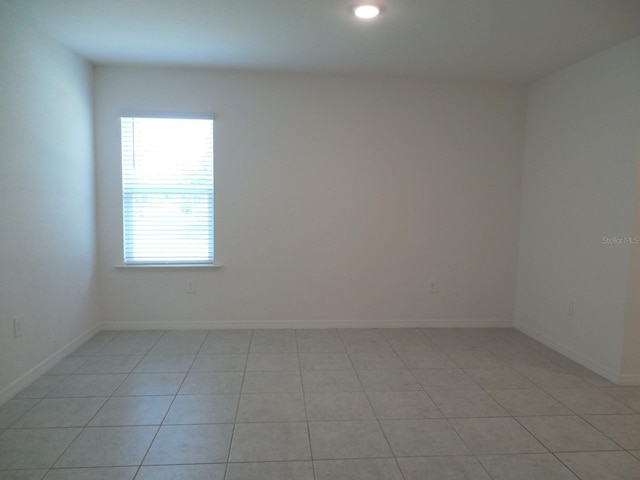 4830 Cazes Ave, North Port, FL 34287 - spare room with light tile patterned flooring, baseboards, and recessed lighting
