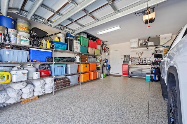 16094 Ortega Dr, Punta Gorda, FL 33955 - garage featuring a garage door opener