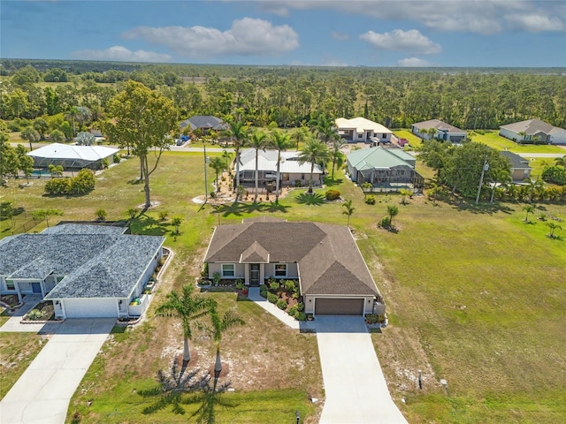 16094 Ortega Dr, Punta Gorda, FL 33955 - aerial view of residential area with a heavily wooded area