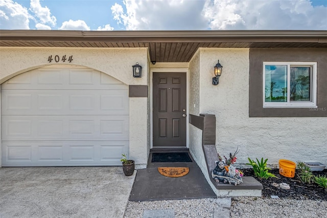 4044 S Salford Blvd, North Port, FL 34287 - property entrance with stucco siding