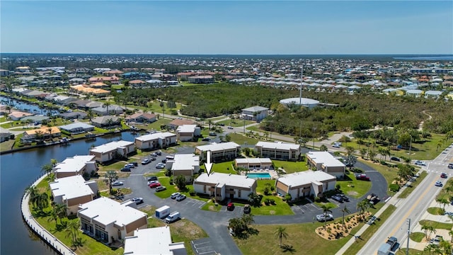 1080 Bal Harbor Blvd Unit 12C, Punta Gorda, FL 33950 - aerial view of property's location with a nearby body of water and nearby suburban area