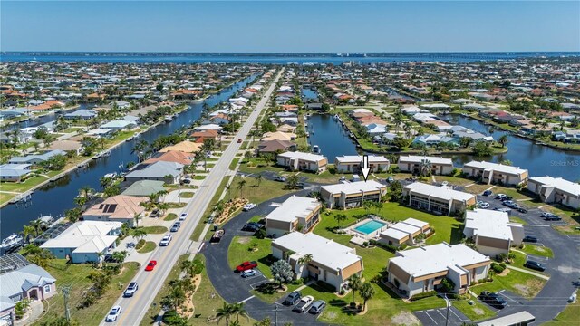 1080 Bal Harbor Blvd Unit 12C, Punta Gorda, FL 33950 - aerial perspective of suburban area featuring a large body of water