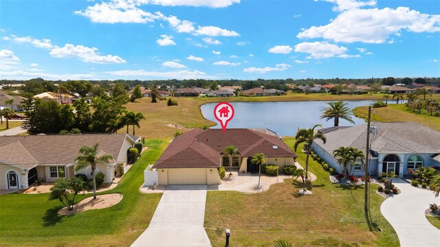 2152 Taiwan Ct, Punta Gorda, FL 33983 - aerial perspective of suburban area with a nearby body of water