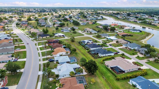 2442 Rio De Janeiro Ave, Punta Gorda, FL 33983 - aerial view of property's location with a large body of water and nearby suburban area