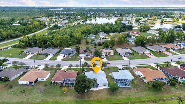 2442 Rio De Janeiro Ave, Punta Gorda, FL 33983 - aerial view of property's location with nearby suburban area and a large body of water