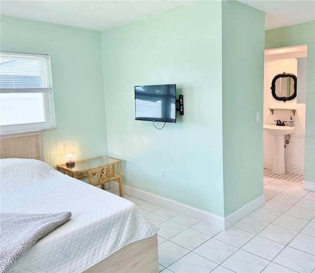 3122 Scranton St, Port Charlotte, FL 33952 - bedroom featuring light tile patterned flooring and baseboards