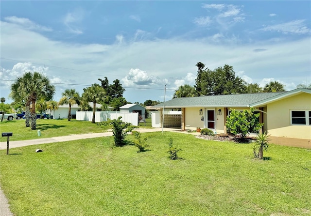 3122 Scranton St, Port Charlotte, FL 33952 - ranch-style home featuring concrete driveway, an attached garage, and stucco siding