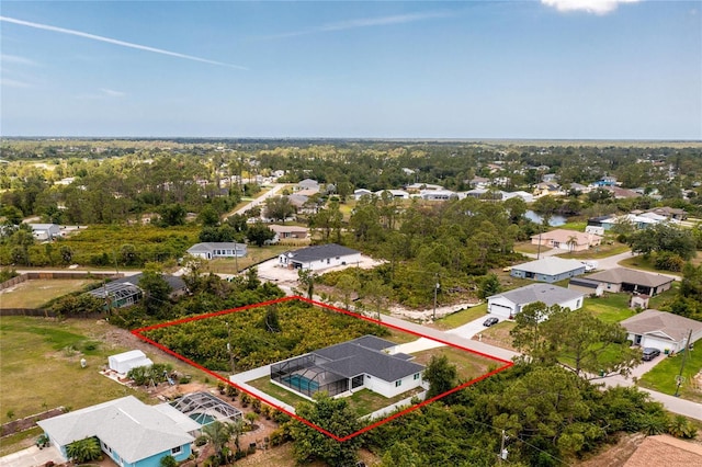 5532 Veracruz Ter, Port Charlotte, FL 33981 - aerial view of residential area with property boundaries highlighted