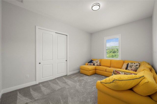 3302 Palm Dr, Punta Gorda, FL 33950 - carpeted living room with baseboards