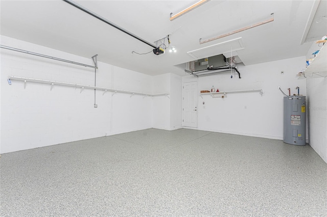 11666 Parrotfish St, Venice, FL 34292 - garage with water heater and a garage door opener
