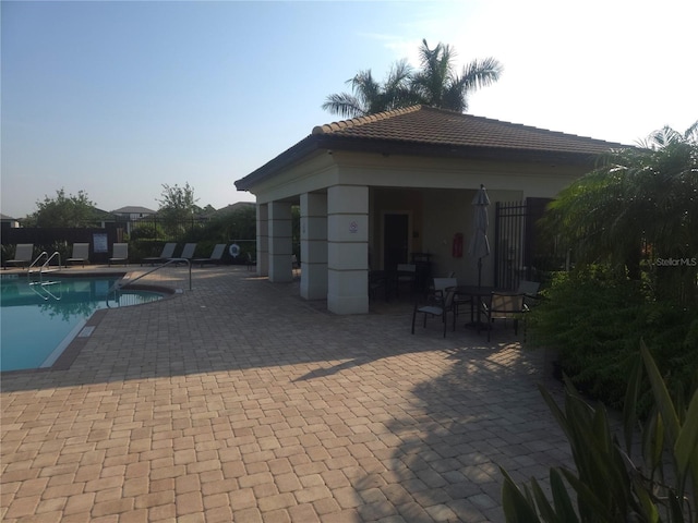 2739 Sherman Oak Dr, North Port, FL 34289 - community pool with a patio area