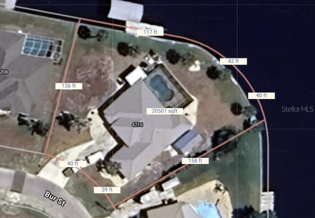 4216 Bur St, Port Charlotte, FL 33948 - aerial map of property and surrounding area