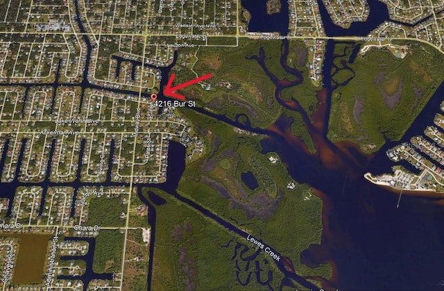 4216 Bur St, Port Charlotte, FL 33948 - aerial overview of property's location
