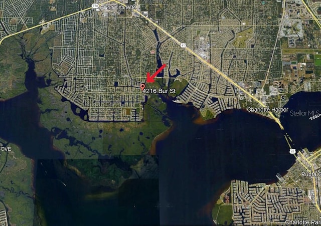 4216 Bur St, Port Charlotte, FL 33948 - map of property location