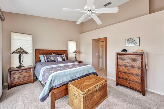 1876 Birmingham Blvd, Punta Gorda, FL 33980 - carpeted bedroom featuring a ceiling fan and baseboards