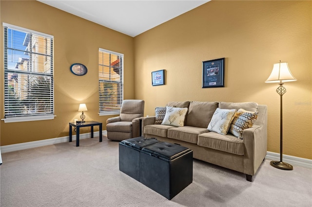 99 Vivante Blvd Unit 310, Punta Gorda, FL 33950 - carpeted living area with baseboards and plenty of natural light