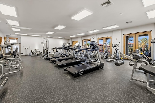 99 Vivante Blvd Unit 310, Punta Gorda, FL 33950 - gym featuring french doors