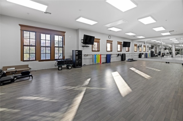 99 Vivante Blvd Unit 310, Punta Gorda, FL 33950 - workout area featuring wood finished floors