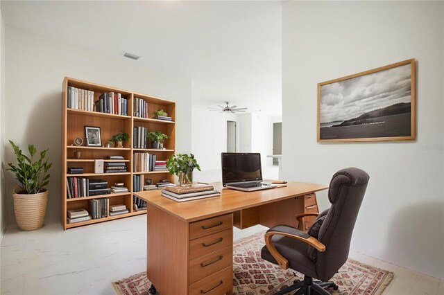 355 Milton St, Port Charlotte, FL 33954 - office with a ceiling fan