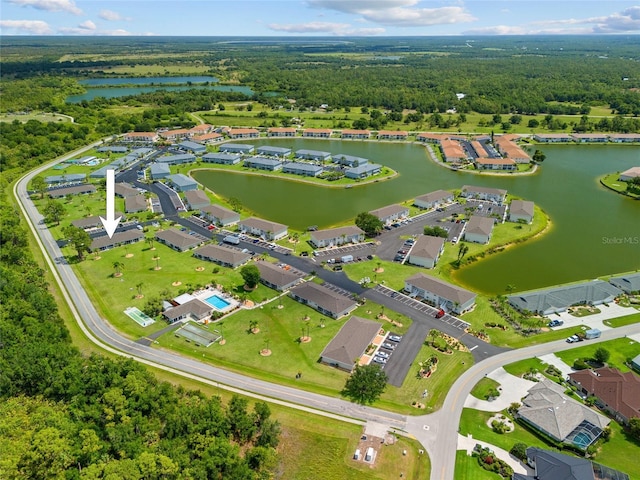12538 SW Kingsway Cir Unit 1503, Lake Suzy, FL 34269 - aerial view of a nearby body of water and a forest