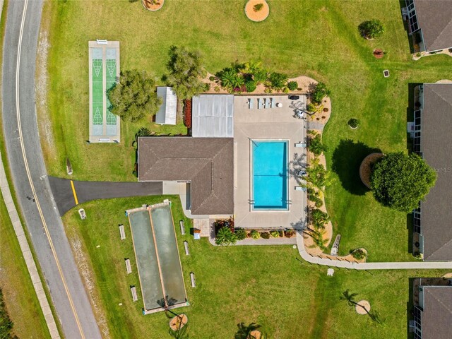 12538 SW Kingsway Cir Unit 1503, Lake Suzy, FL 34269 - bird's eye view of a pool area