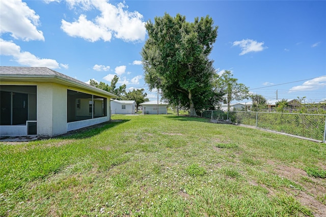 11615 SW Pine Ave, Arcadia, FL 34269 - view of yard featuring a sunroom
