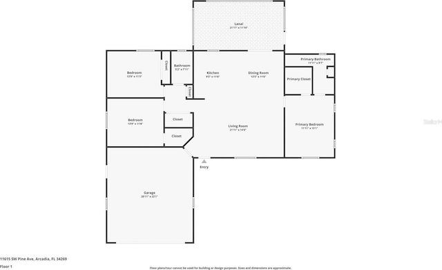 11615 SW Pine Ave, Arcadia, FL 34269 - room layout