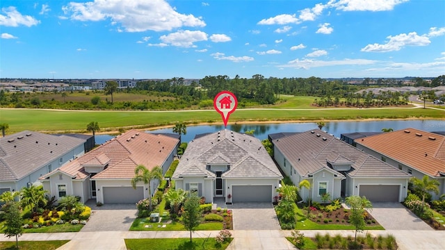 43406 Boardwalk Loop, Punta Gorda, FL 33982 - aerial perspective of suburban area with a large body of water and a golf club