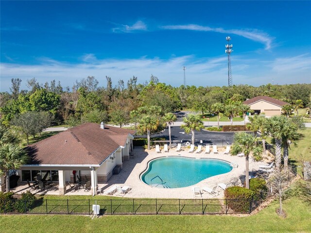 8866 Tuscany Isles Dr, Punta Gorda, FL 33950 - community pool with a patio area