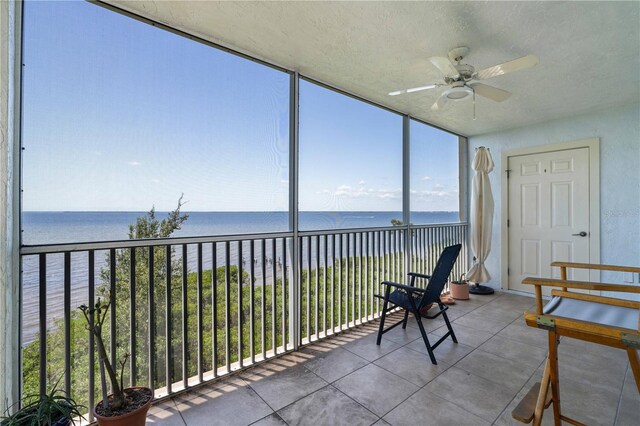 101 N Marion Ct Unit 133, Punta Gorda, FL 33950 - sunroom with a water view